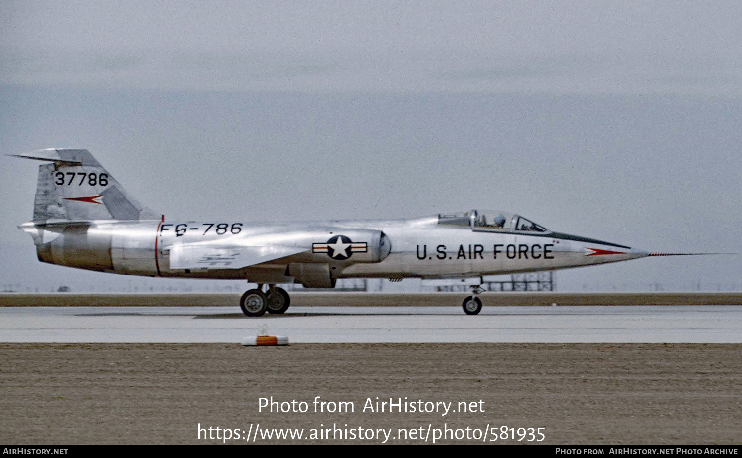 Aircraft Photo of 53-7786 / 37786 | Lockheed XF-104 Starfighter | USA - Air Force | AirHistory.net #581935