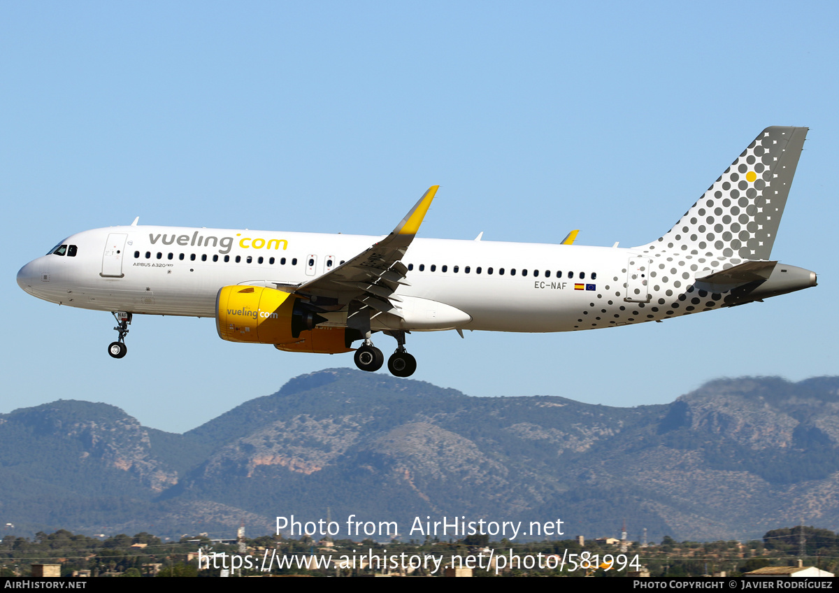 Aircraft Photo of EC-NAF | Airbus A320-271N | Vueling Airlines | AirHistory.net #581994