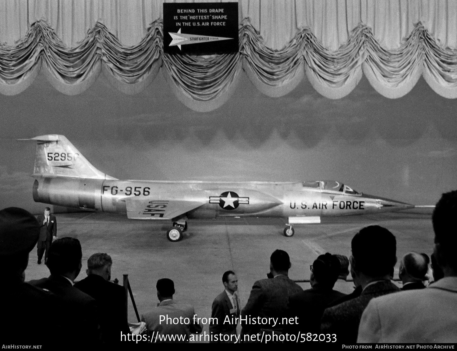 Aircraft Photo of 55-2956 / 52956 | Lockheed YF-104A Starfighter | USA - Air Force | AirHistory.net #582033