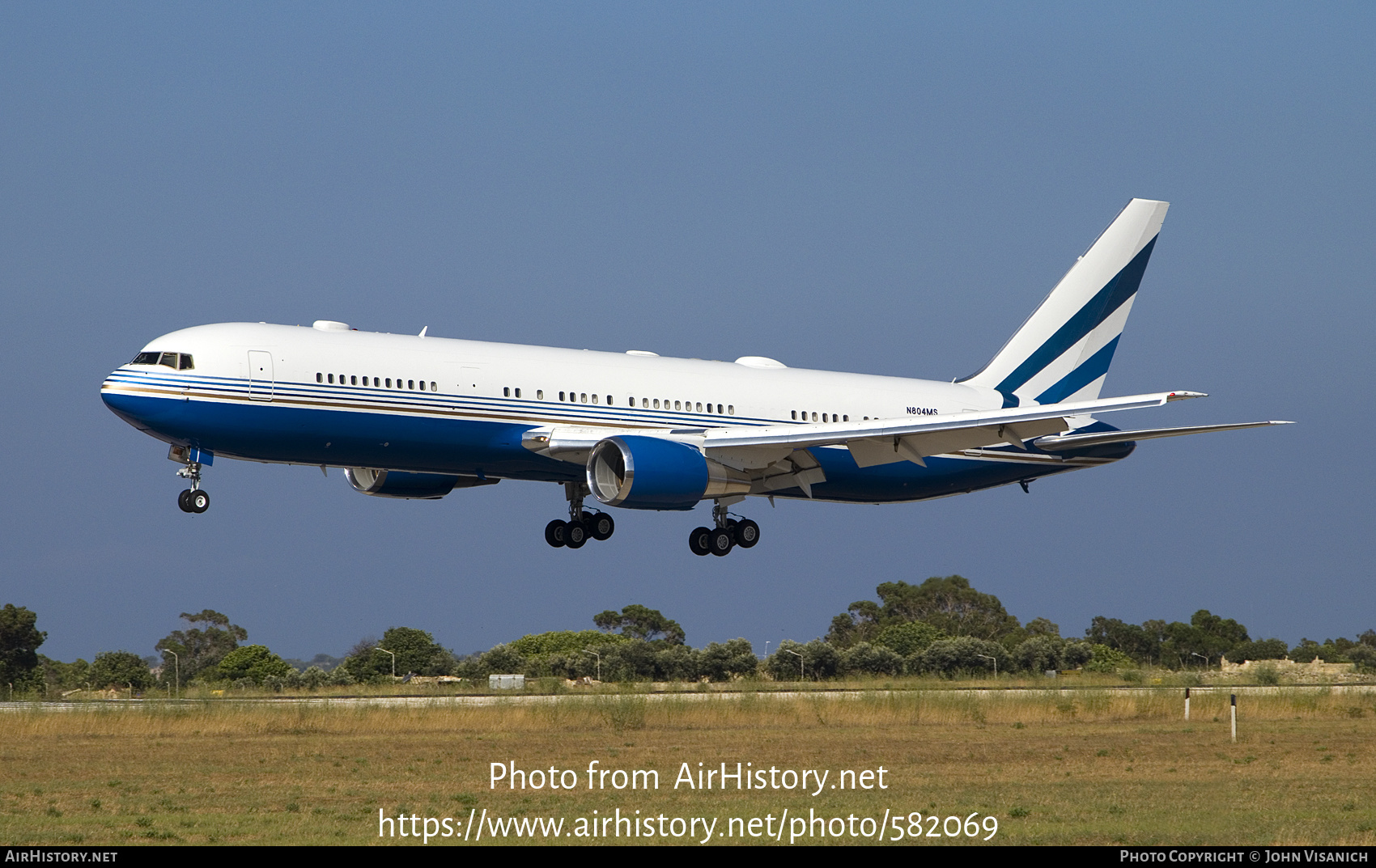 Aircraft Photo of N804MS | Boeing 767-3P6/ER | Las Vegas Sands | AirHistory.net #582069