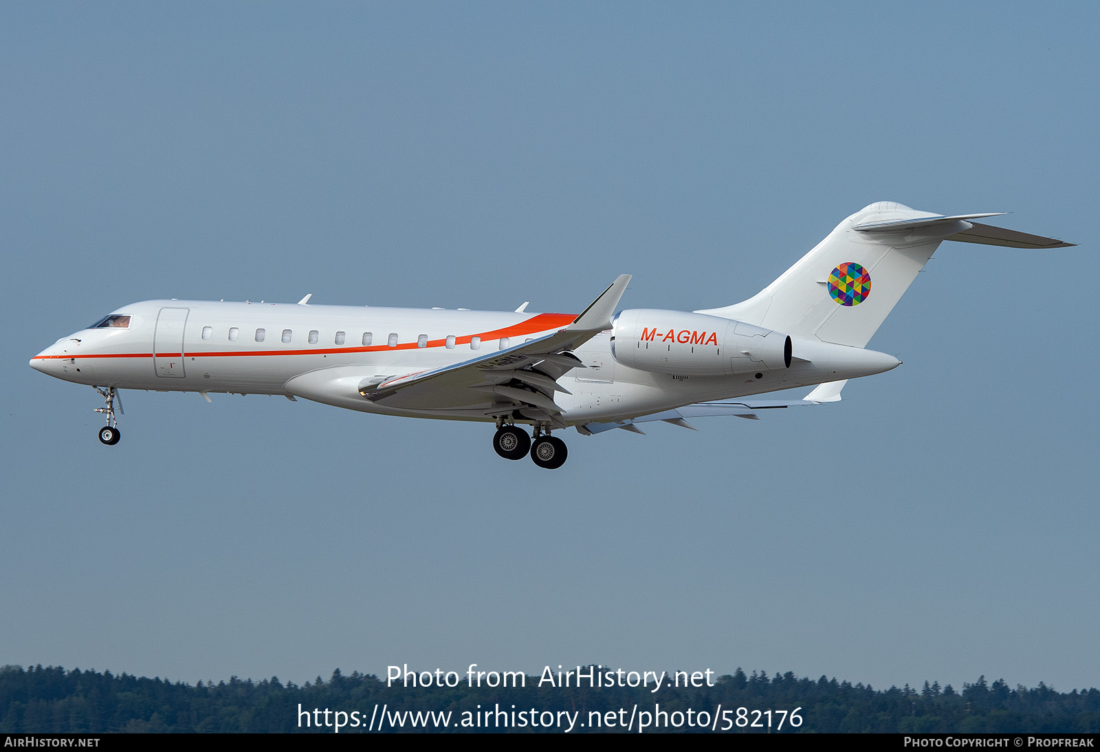 Aircraft Photo of M-AGMA | Bombardier Global Express XRS (BD-700-1A10) | AirHistory.net #582176