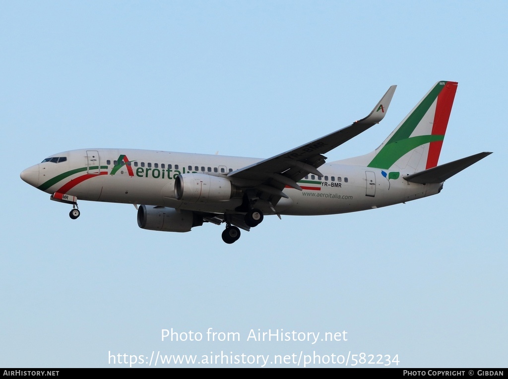 Aircraft Photo of YR-BMR | Boeing 737-7K2 | Aeroitalia | AirHistory.net #582234