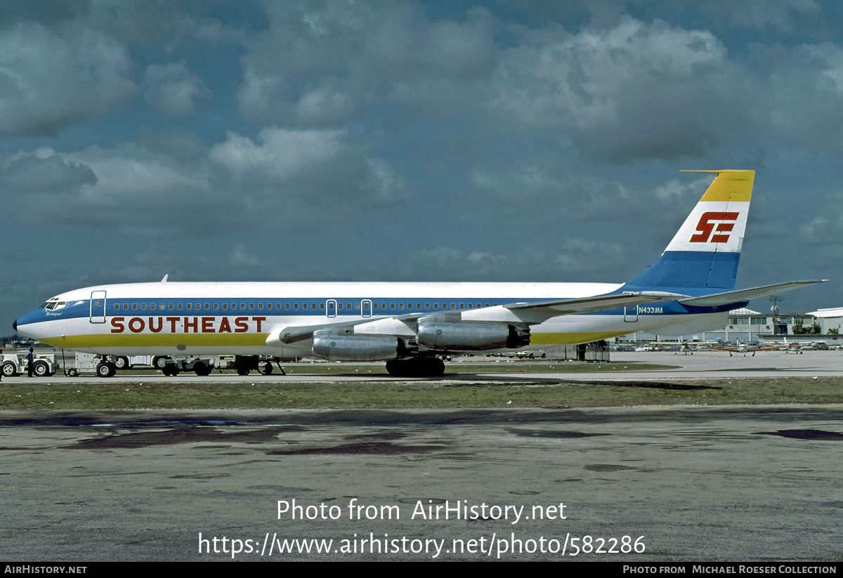 Aircraft Photo of N433MA | Boeing 707-321 | Southeast Airlines | AirHistory.net #582286