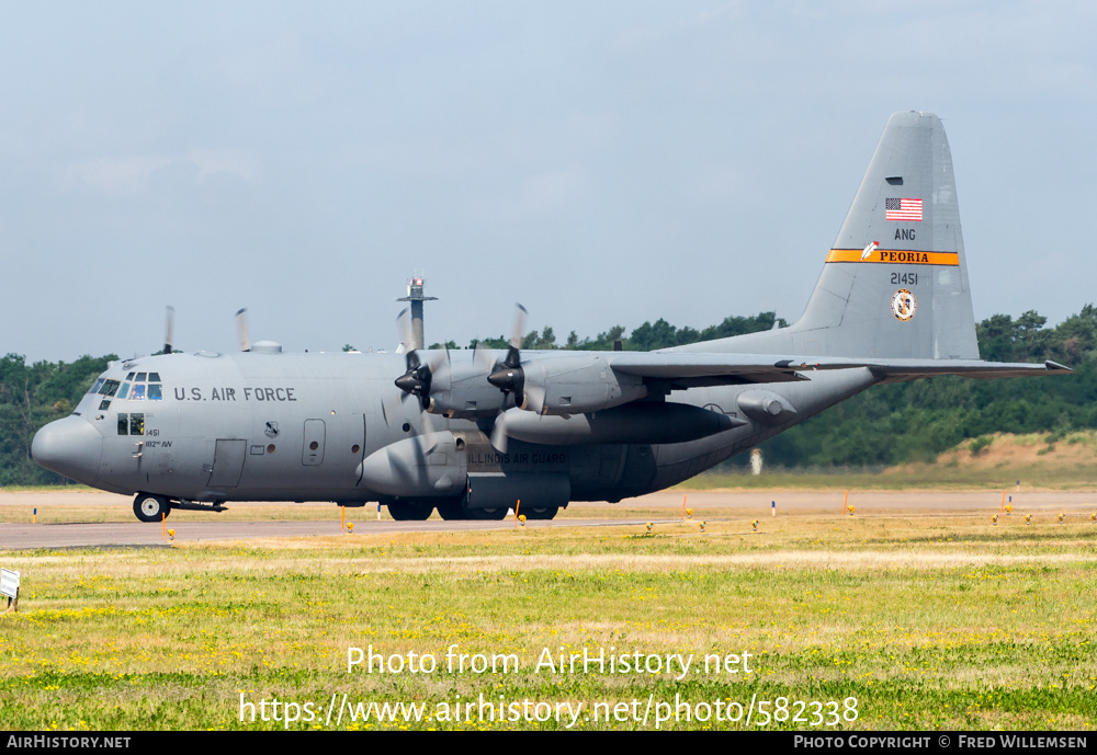 Aircraft Photo of 92-1451 / 21451 | Lockheed C-130H Hercules | USA - Air Force | AirHistory.net #582338