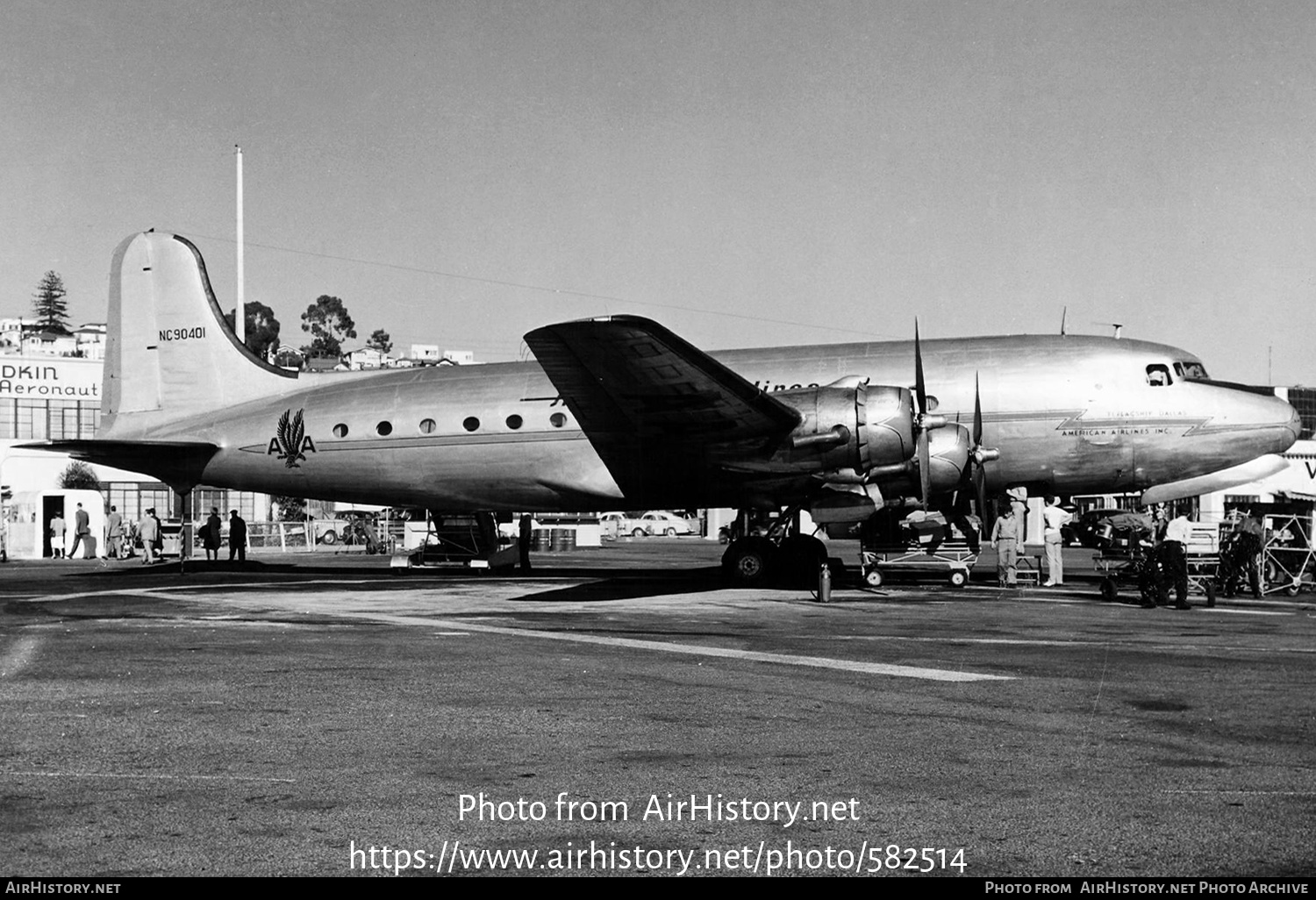 Aircraft Photo of NC90401 | Douglas C54B-DC | American Airlines | AirHistory.net #582514