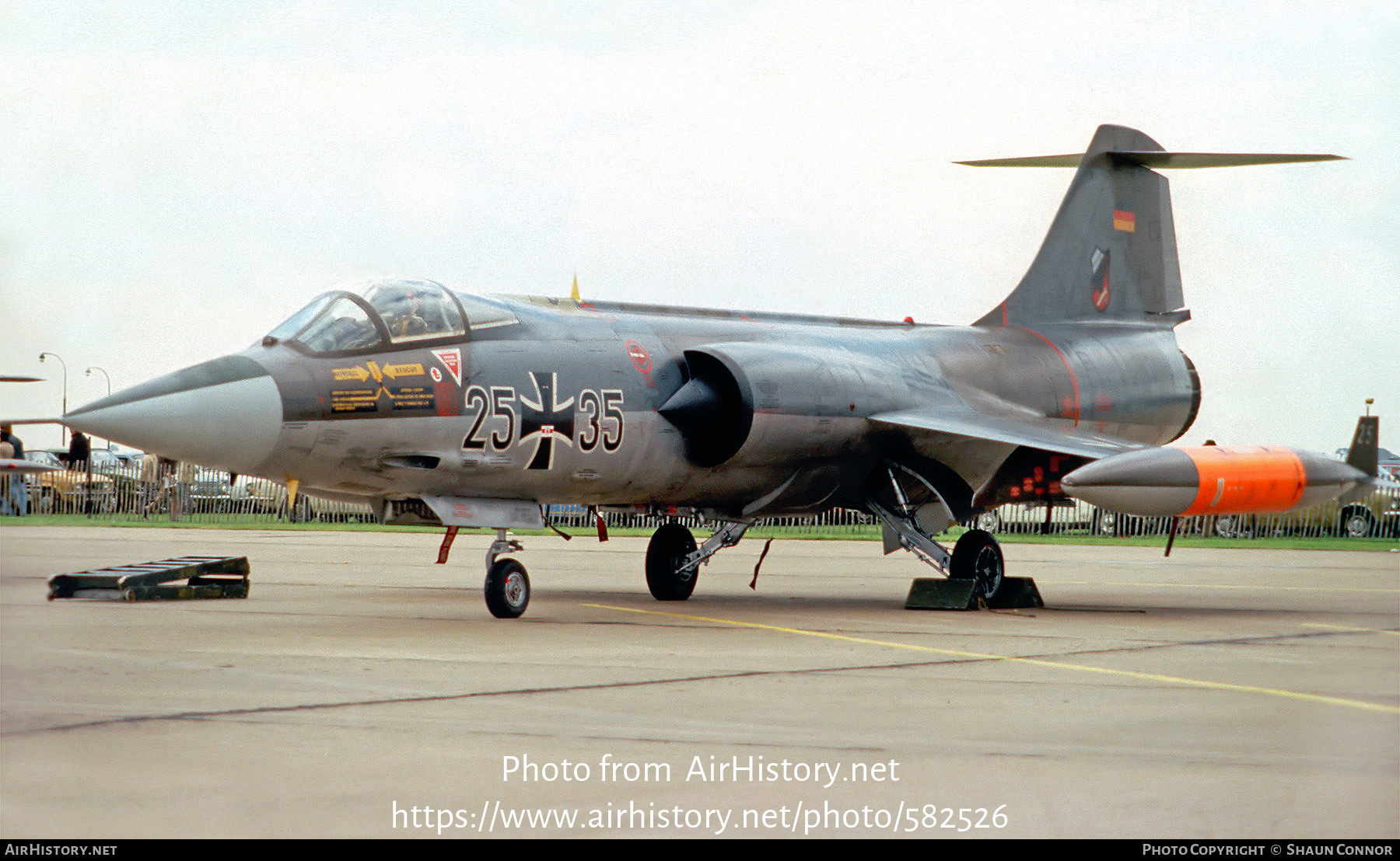 Aircraft Photo of 2535 | Lockheed F-104G Starfighter | Germany - Air Force | AirHistory.net #582526