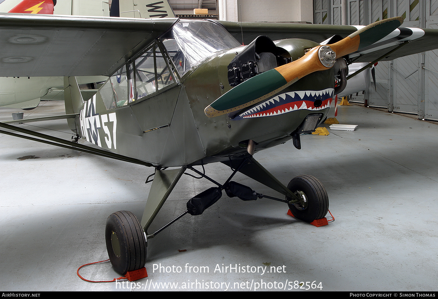 Aircraft Photo of G-AKAZ | Piper J-3C-65 Cub | USA - Air Force | AirHistory.net #582564