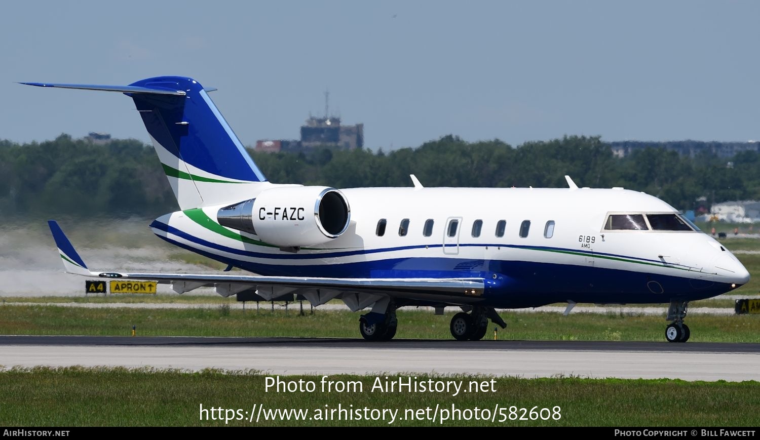 Aircraft Photo of C-FAZC | Bombardier CC-144D Challenger (650/CL-600-2B16) | AirHistory.net #582608