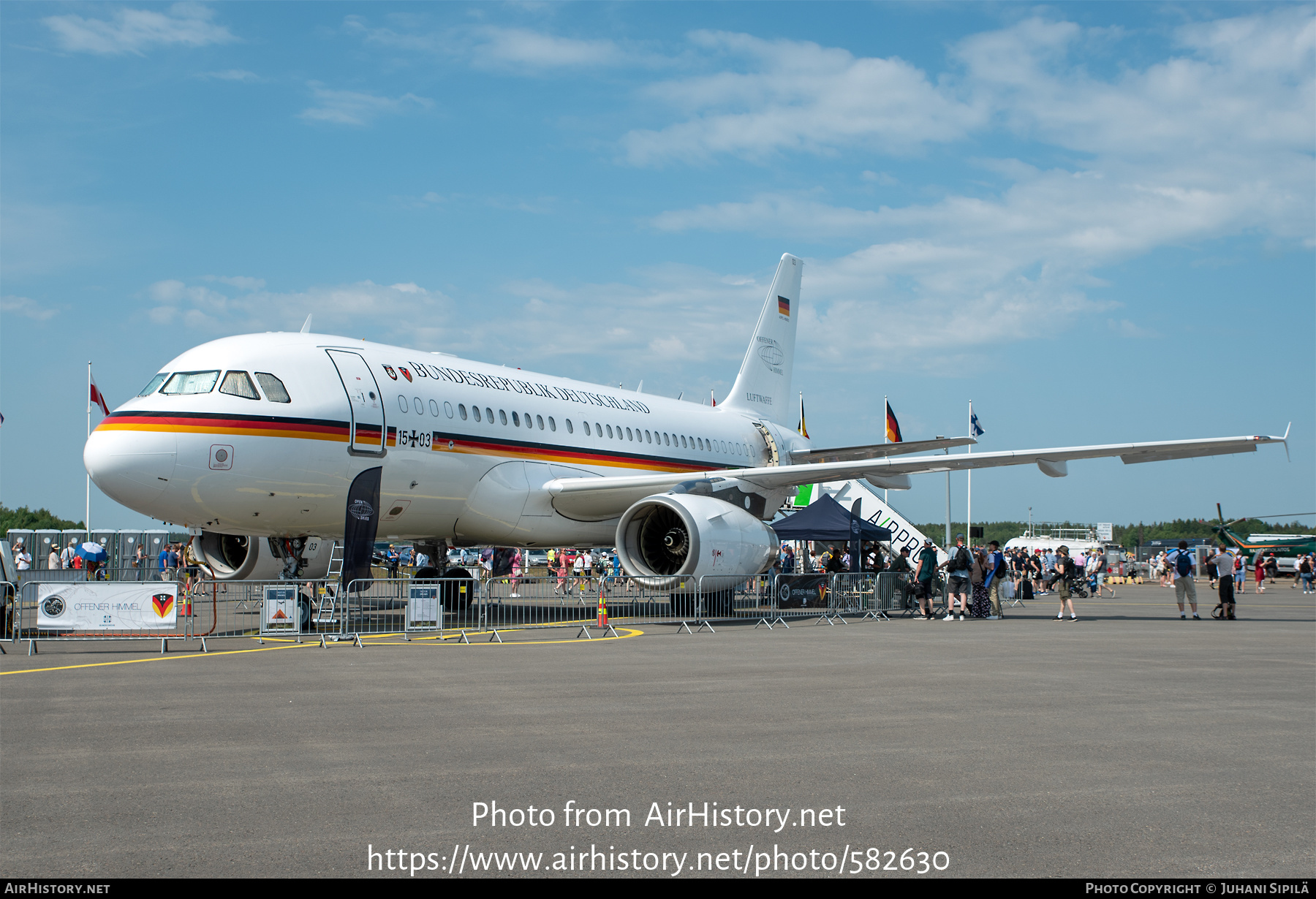 Aircraft Photo of 1503 | Airbus ACJ319 (A319-133/CJ) | Germany - Air Force | AirHistory.net #582630