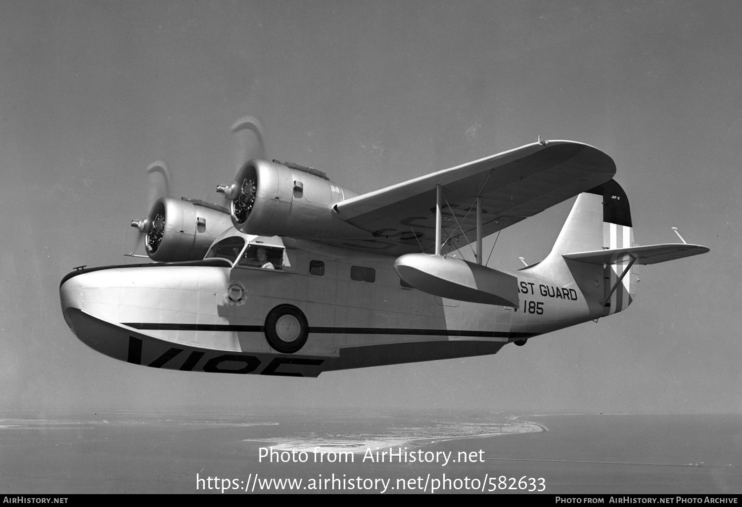 Aircraft Photo of V185 | Grumman JRF-2 Goose | USA - Coast Guard | AirHistory.net #582633