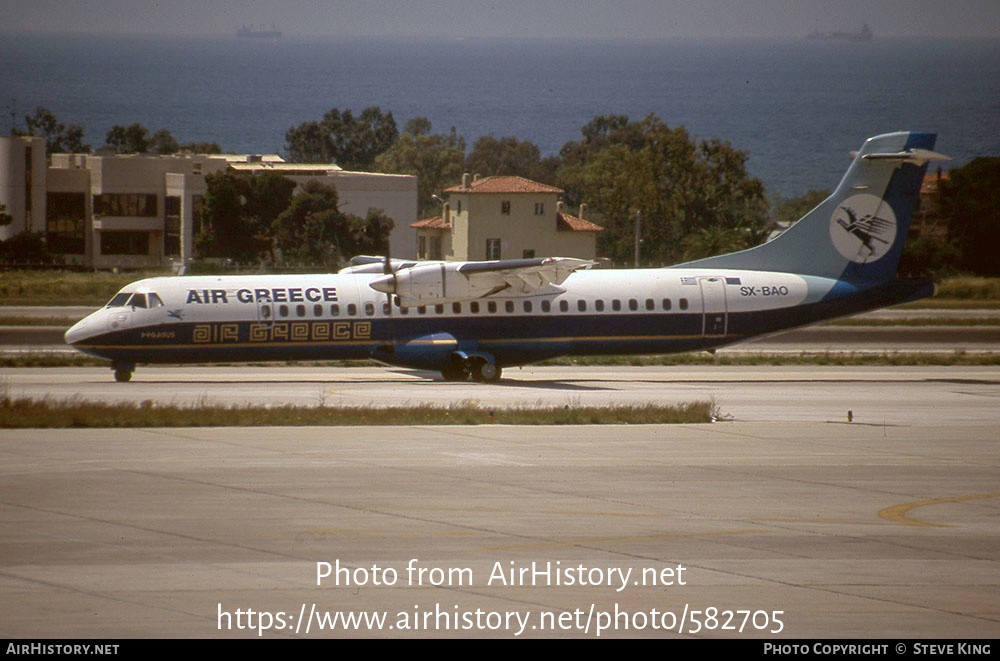 Aircraft Photo of SX-BAO | ATR ATR-72-202 | Air Greece | AirHistory.net #582705