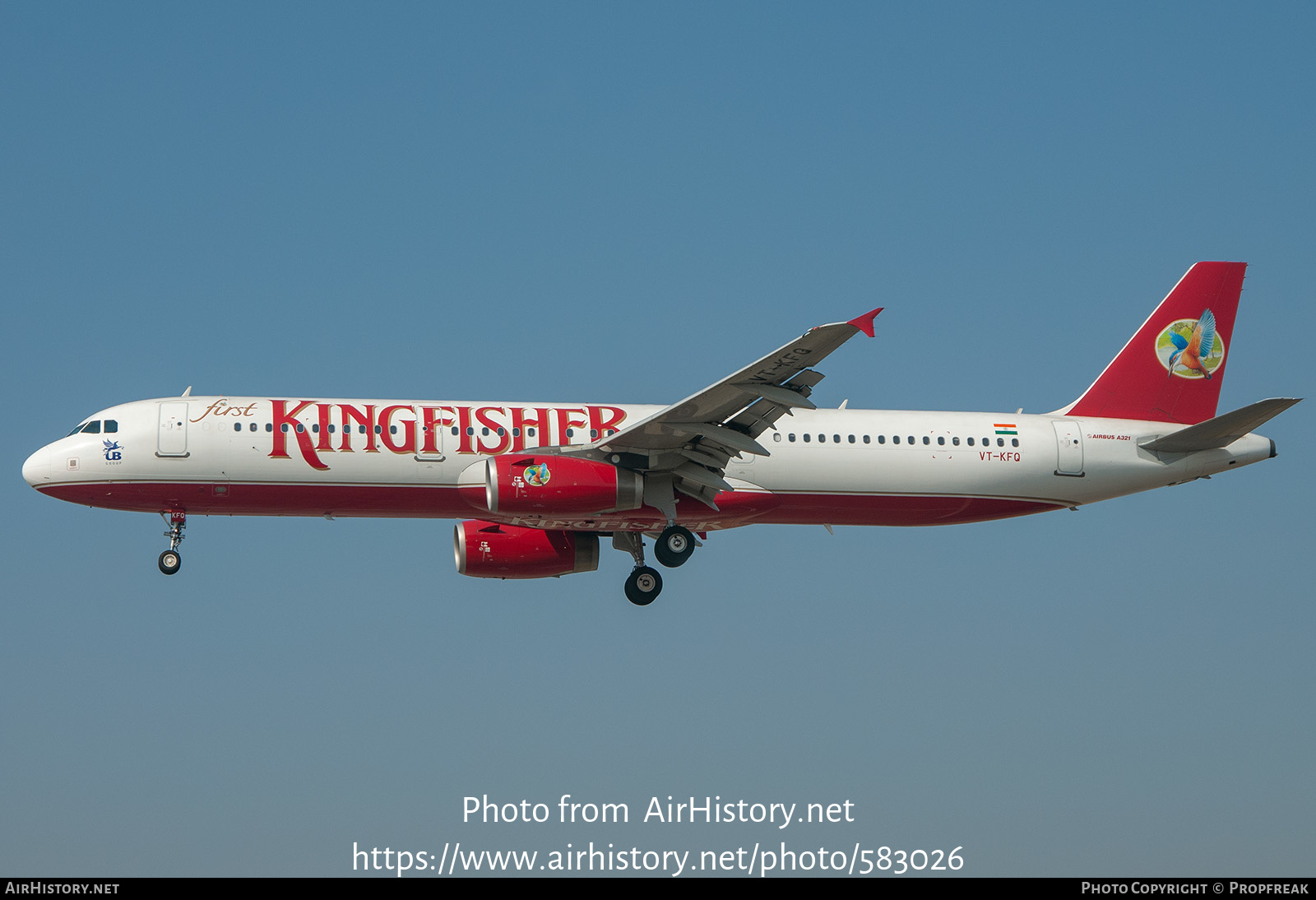 Aircraft Photo of VT-KFQ | Airbus A321-232 | Kingfisher Airlines | AirHistory.net #583026