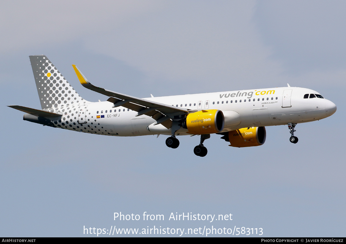 Aircraft Photo of EC-NFJ | Airbus A320-271N | Vueling Airlines | AirHistory.net #583113