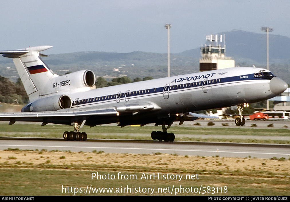 Aircraft Photo of RA-85650 | Tupolev Tu-154M | Aeroflot | AirHistory.net #583118