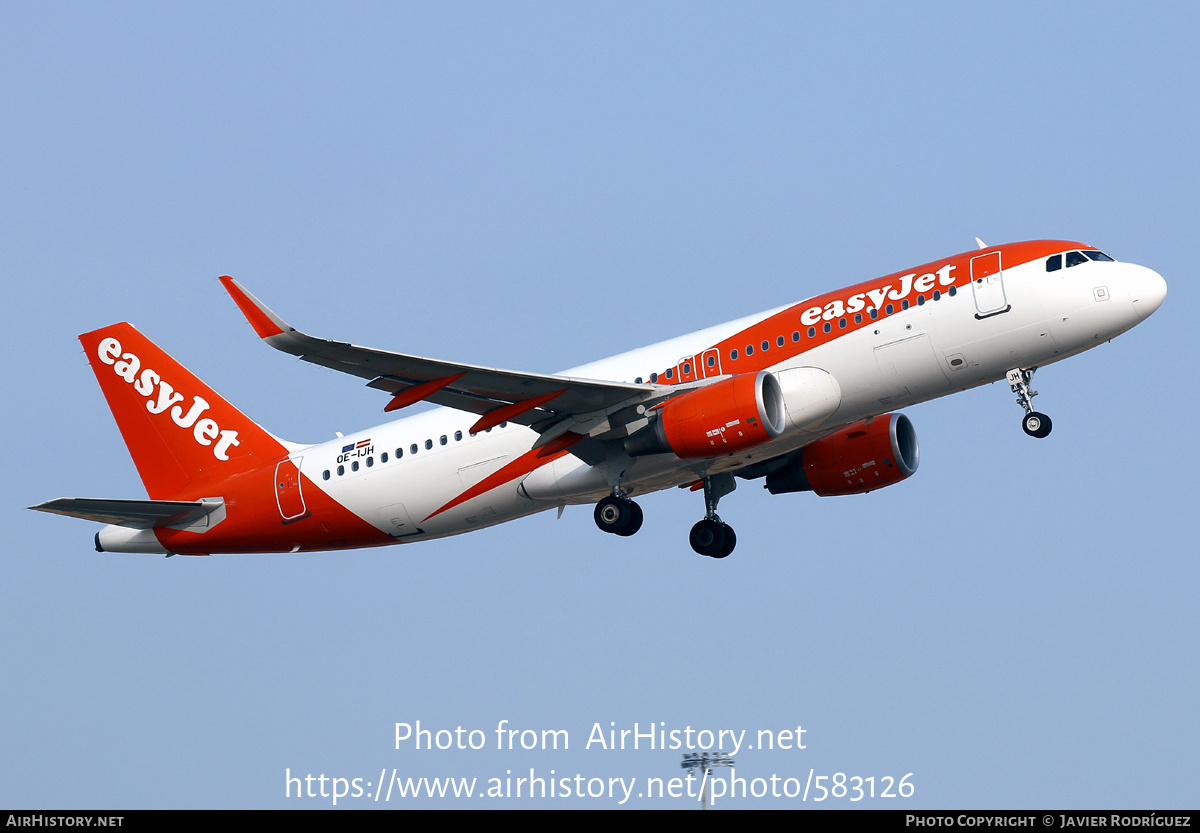 Aircraft Photo of OE-IJH | Airbus A320-214 | EasyJet | AirHistory.net #583126