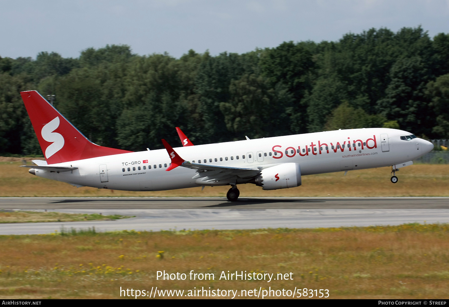 Aircraft Photo of TC-GRO | Boeing 737-8 Max 8 | Southwind Airlines | AirHistory.net #583153