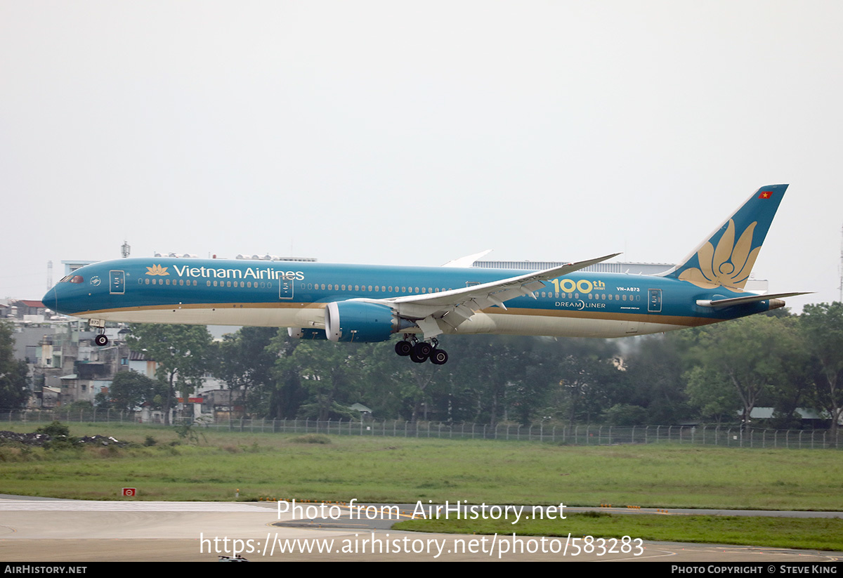 Aircraft Photo of VN-A873 | Boeing 787-10 Dreamliner | Vietnam Airlines | AirHistory.net #583283