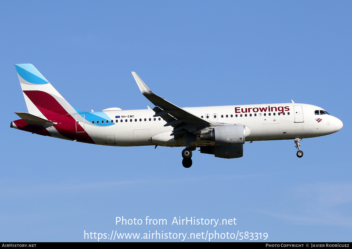 Aircraft Photo of 9H-EWC | Airbus A320-214 | Eurowings | AirHistory.net #583319