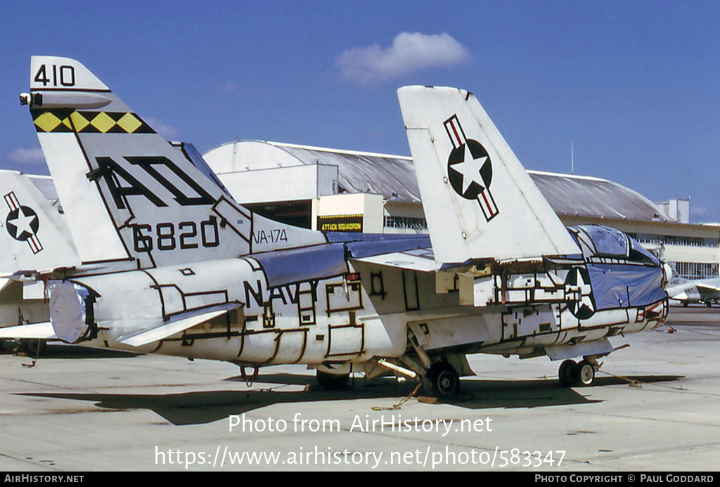 Aircraft Photo of 156820 / 6820 | LTV A-7E Corsair II | USA - Navy | AirHistory.net #583347