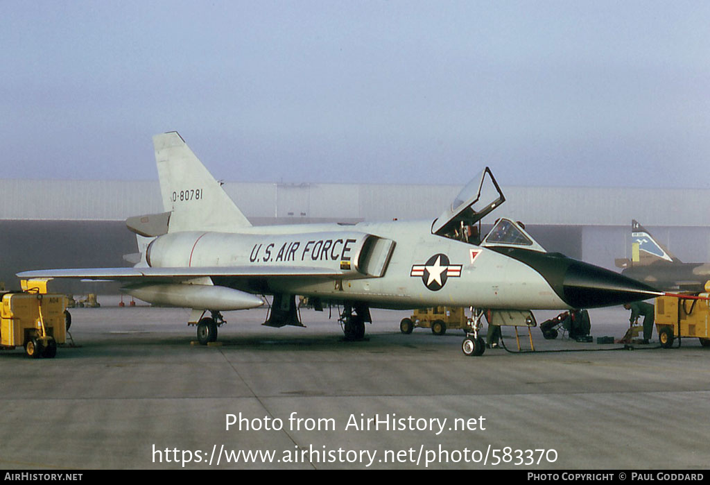 Aircraft Photo of 58-0781 / 0-80781 | Convair F-106A Delta Dart | USA - Air Force | AirHistory.net #583370