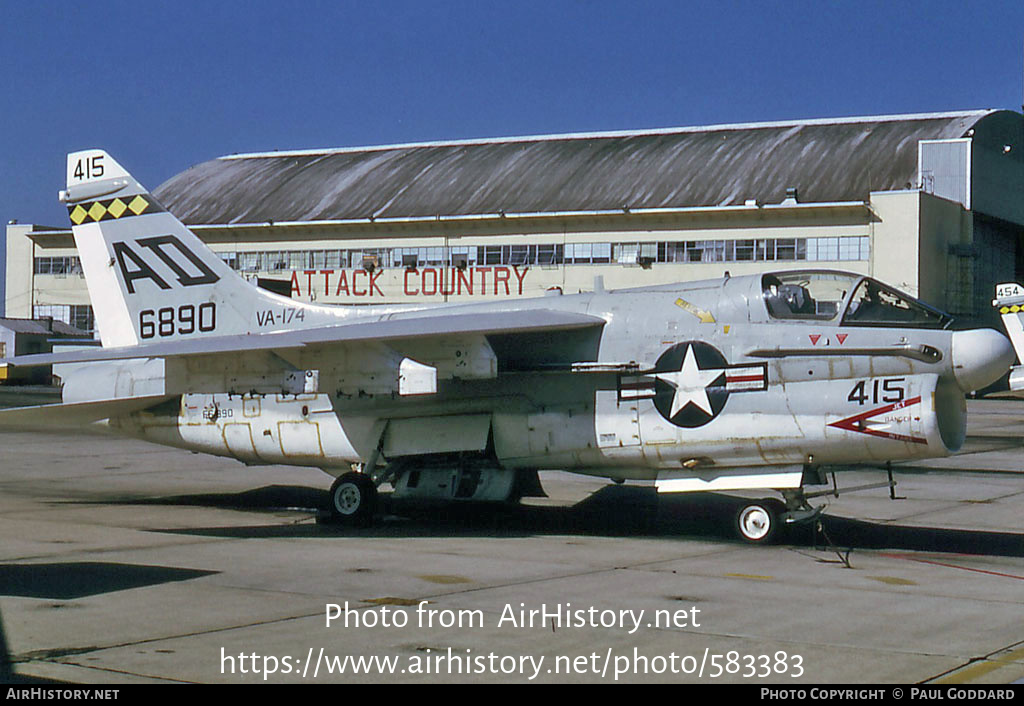 Aircraft Photo of 156890 / 6890 | LTV A-7E Corsair II | USA - Navy | AirHistory.net #583383