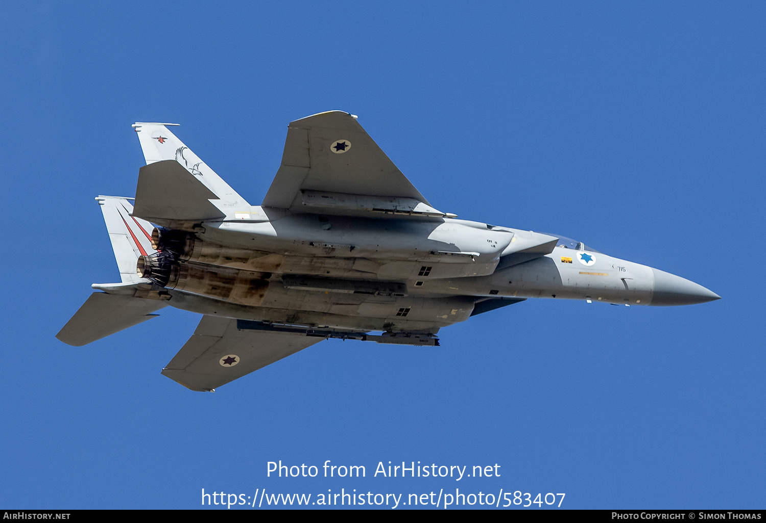 Aircraft Photo of 715 | McDonnell Douglas F-15D Baz | Israel - Air Force | AirHistory.net #583407