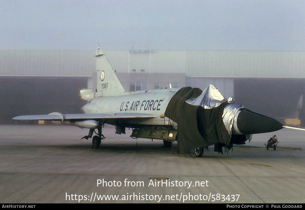 Aircraft Photo of 57-817 / 70817 | Convair F-102A Delta Dagger | USA - Air Force | AirHistory.net #583437