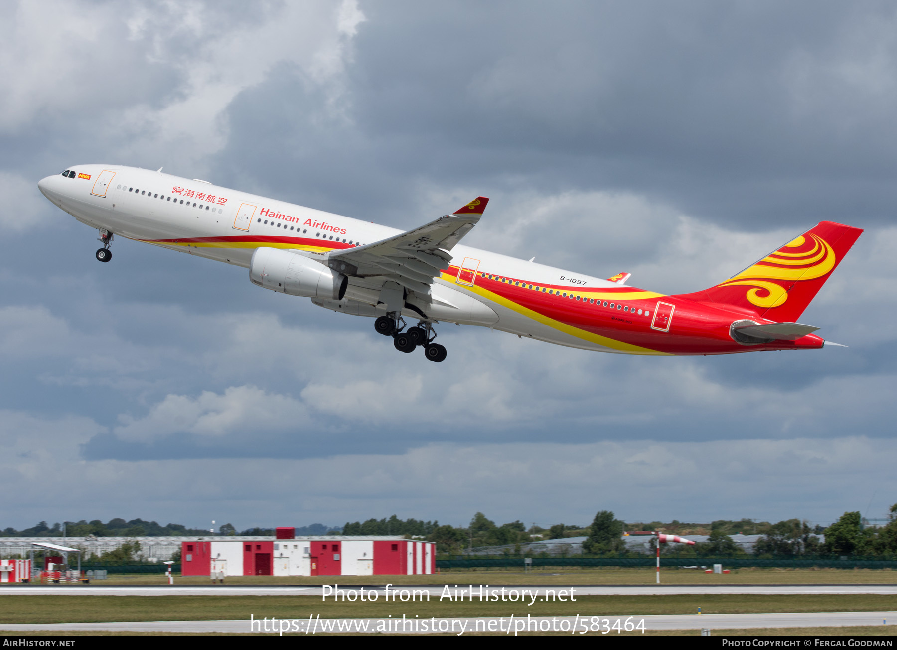 Aircraft Photo of B-1097 | Airbus A330-343E | Hainan Airlines | AirHistory.net #583464