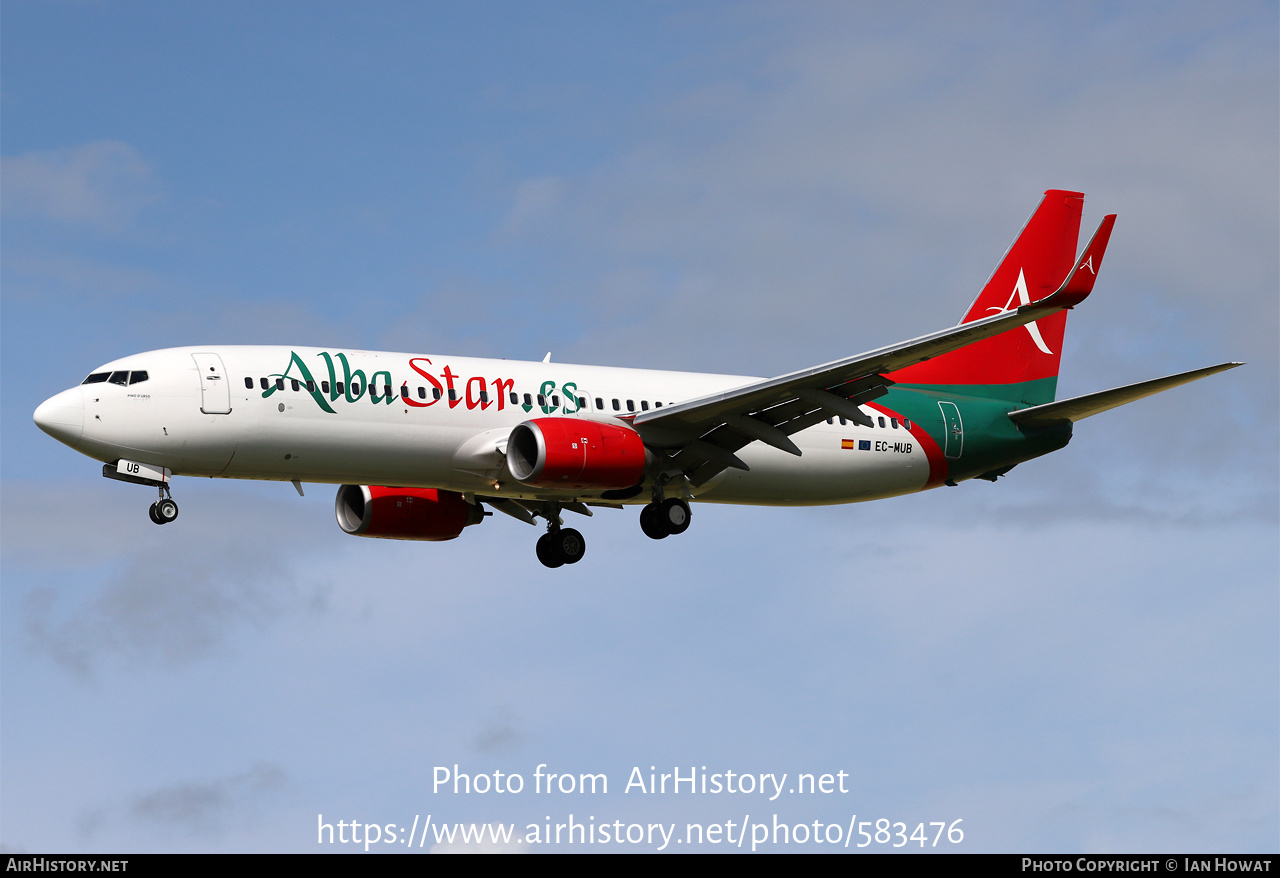 Aircraft Photo of EC-MUB | Boeing 737-86J | AlbaStar | AirHistory.net #583476