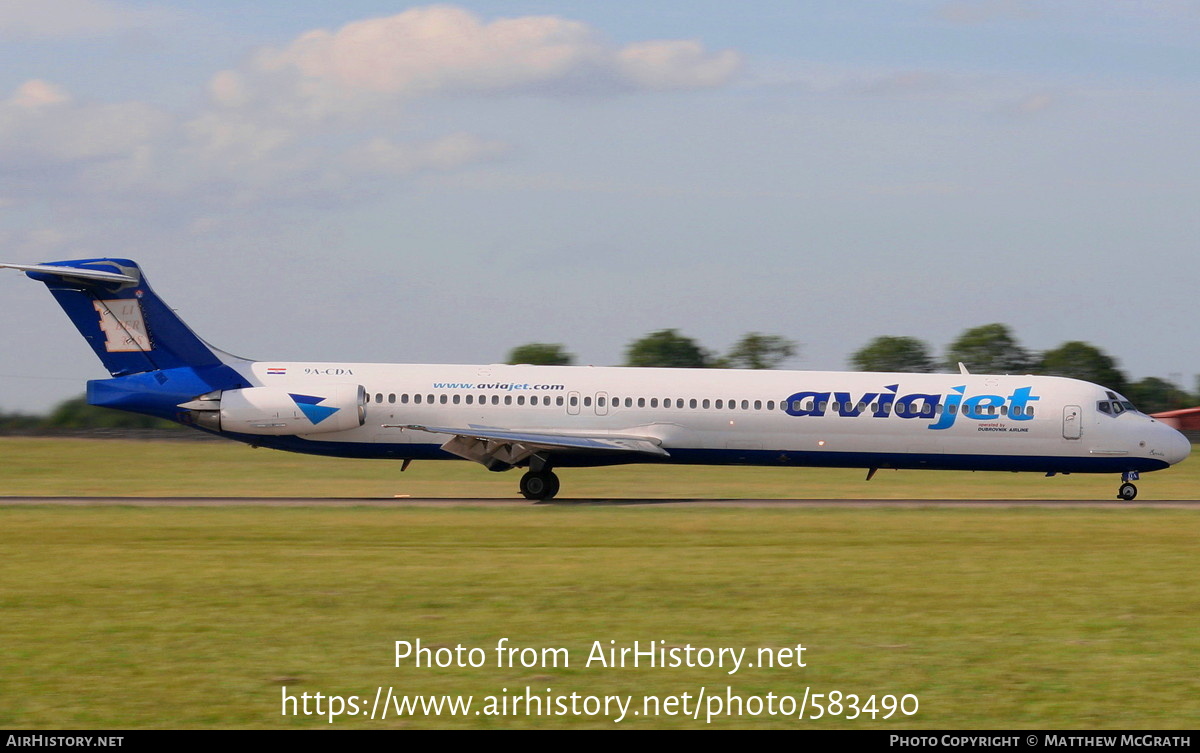 Aircraft Photo of 9A-CDA | McDonnell Douglas MD-83 (DC-9-83) | Aviajet | AirHistory.net #583490