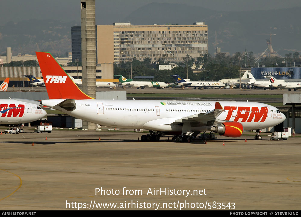 Aircraft Photo of PT-MVL | Airbus A330-203 | TAM Linhas Aéreas | AirHistory.net #583543