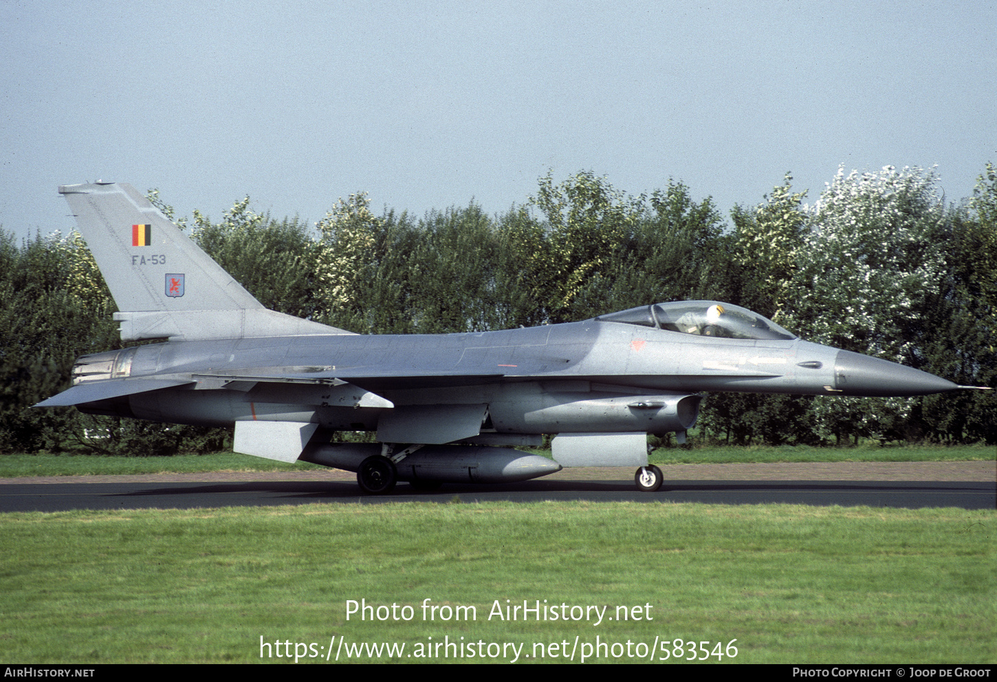 Aircraft Photo of FA53 | General Dynamics F-16A Fighting Falcon | Belgium - Air Force | AirHistory.net #583546