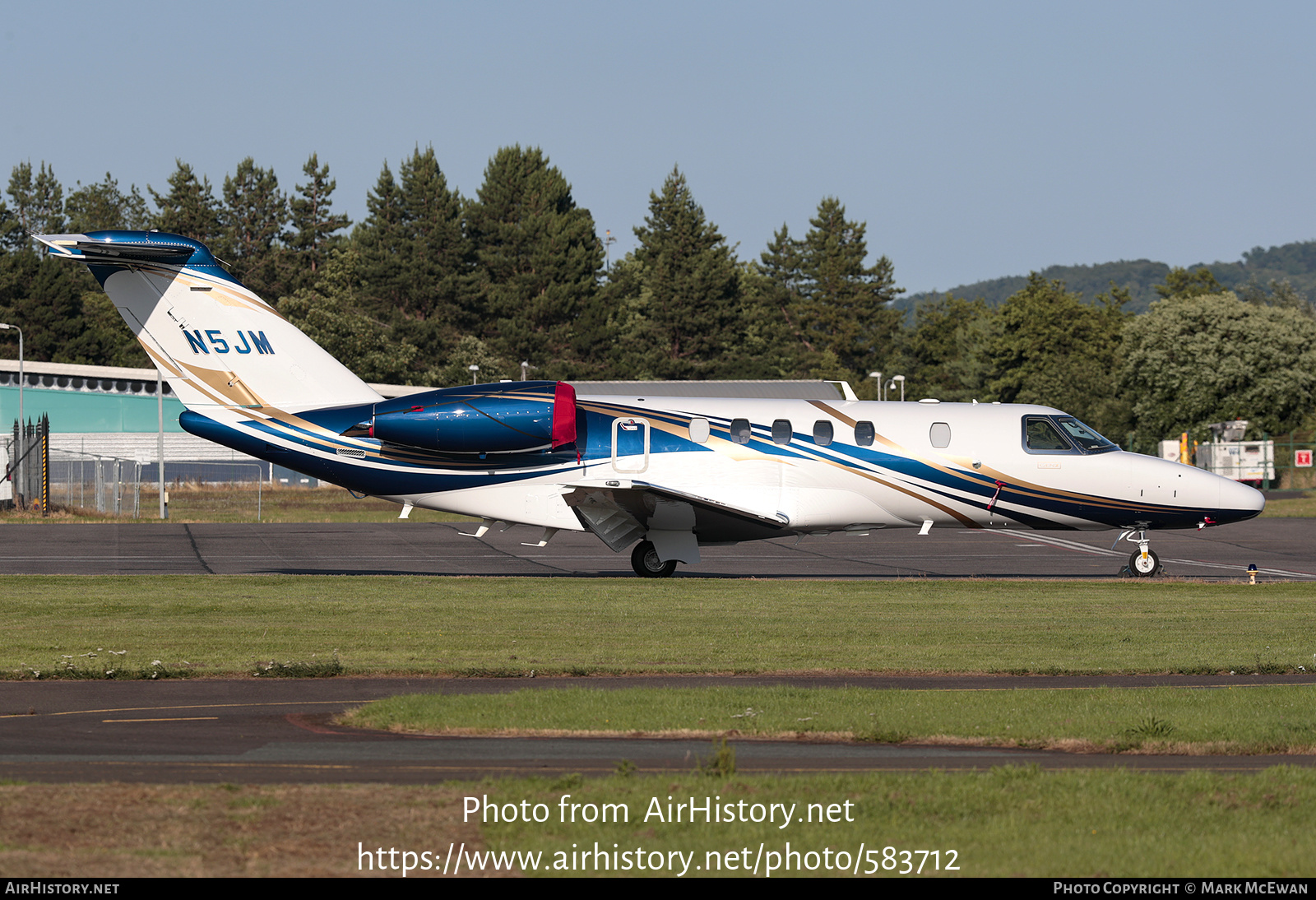 Aircraft Photo of N5JM | Cessna 525C CitationJet CJ4 | AirHistory.net #583712