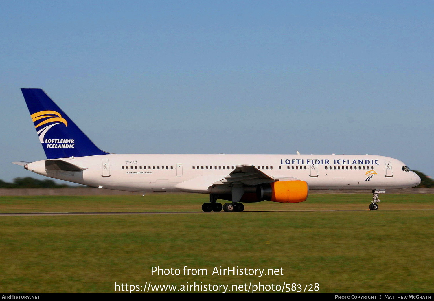 Aircraft Photo of TF-LLZ | Boeing 757-225 | Loftleiðir Icelandic | AirHistory.net #583728