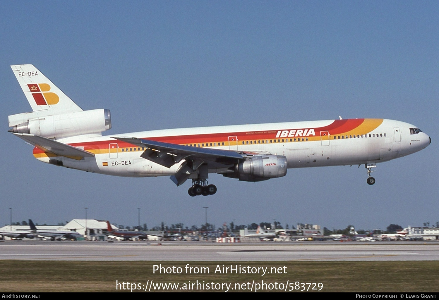 Aircraft Photo of EC-DEA | McDonnell Douglas DC-10-30 | Iberia | AirHistory.net #583729