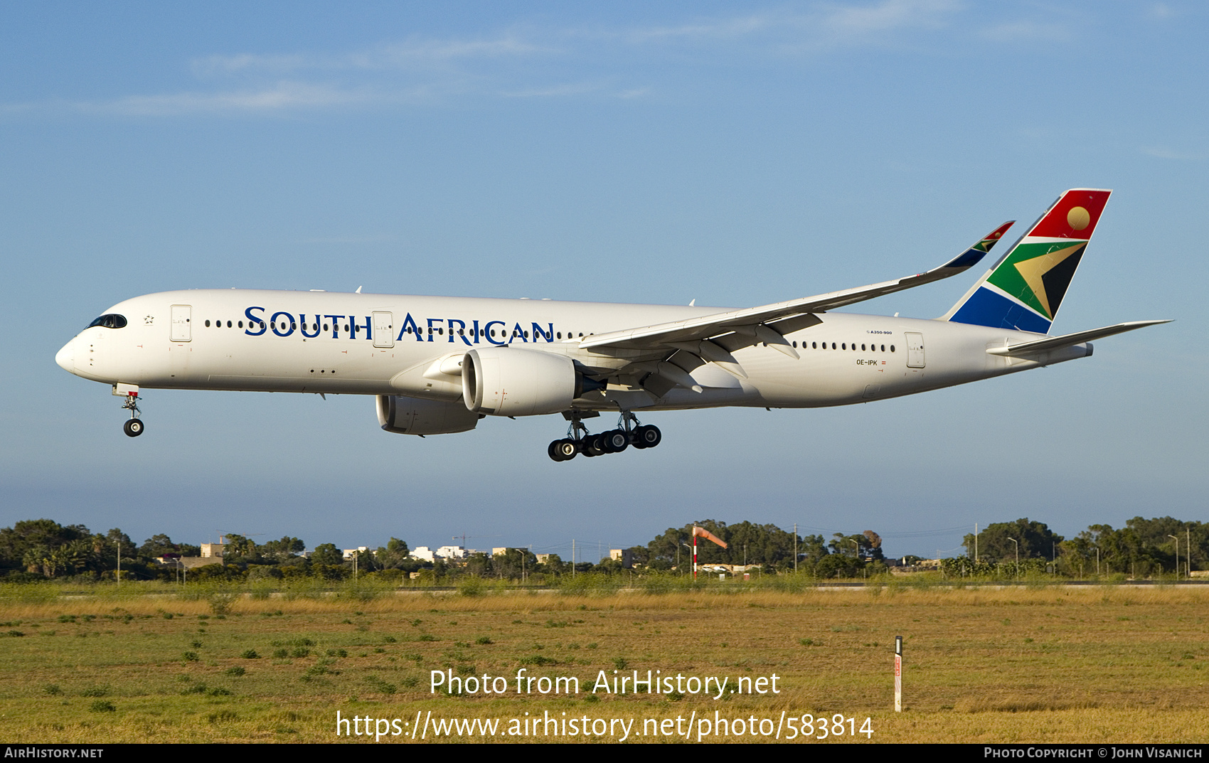 Aircraft Photo of OE-IPK | Airbus A350-941 | South African Airways | AirHistory.net #583814