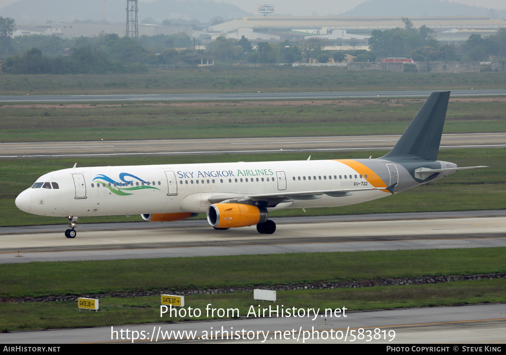 Aircraft Photo of XU-722 | Airbus A321-231 | Sky Angkor Airlines | AirHistory.net #583819