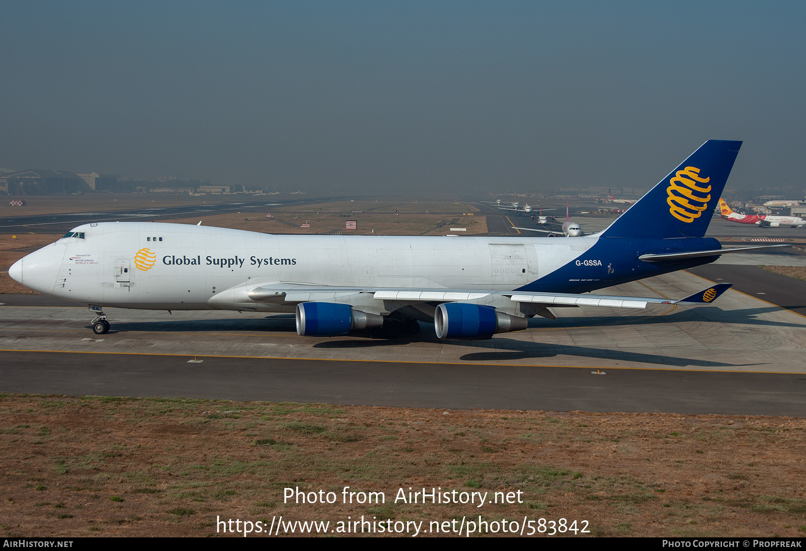 Aircraft Photo of G-GSSA | Boeing 747-47UF/SCD | Global Supply Systems | AirHistory.net #583842