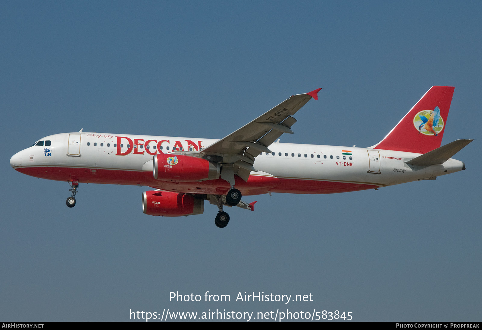 Aircraft Photo of VT-DNW | Airbus A320-232 | Simplifly Deccan | AirHistory.net #583845