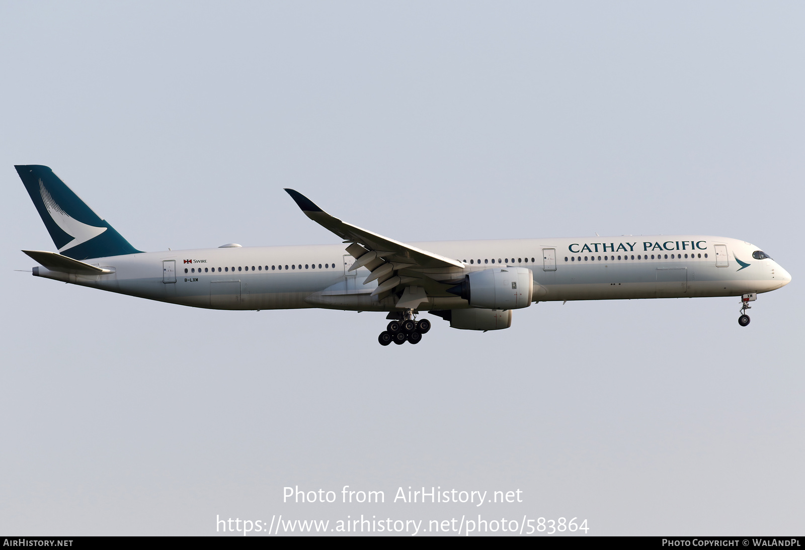 Aircraft Photo of B-LXM | Airbus A350-1041 | Cathay Pacific Airways | AirHistory.net #583864