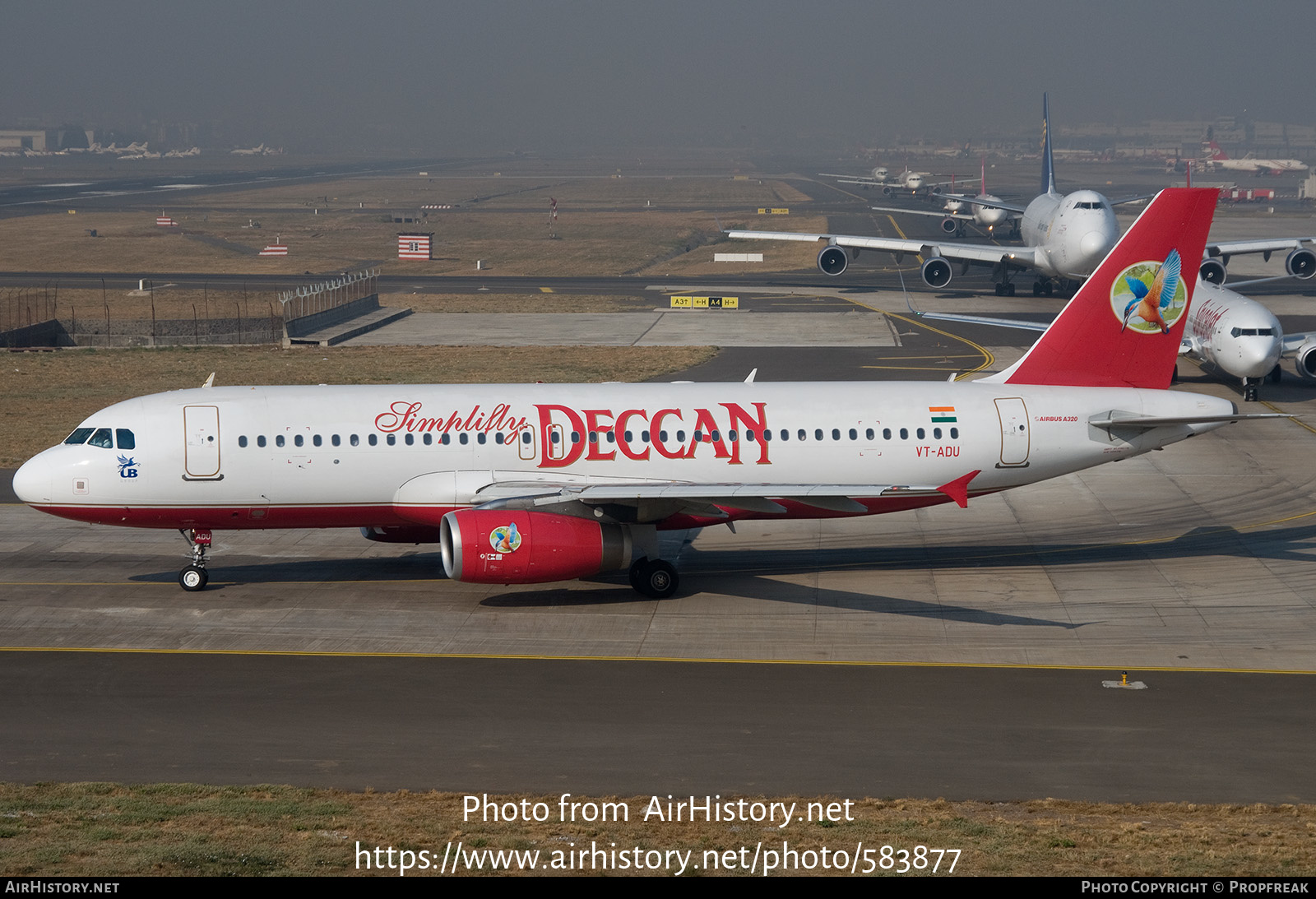 Aircraft Photo of VT-ADU | Airbus A320-232 | Simplifly Deccan | AirHistory.net #583877