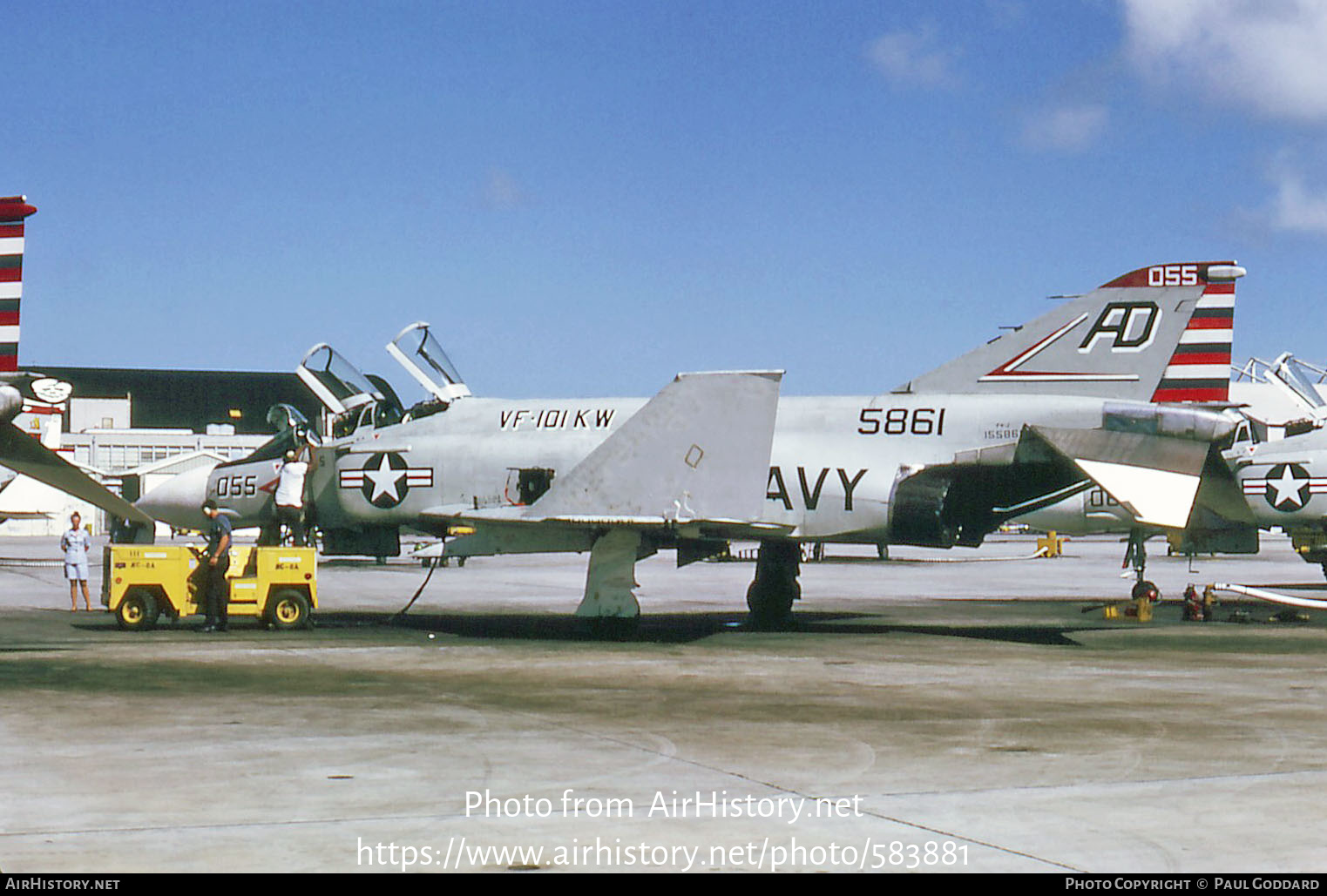 Aircraft Photo of 155861 / 5861 | McDonnell F-4J Phantom II | USA - Navy | AirHistory.net #583881