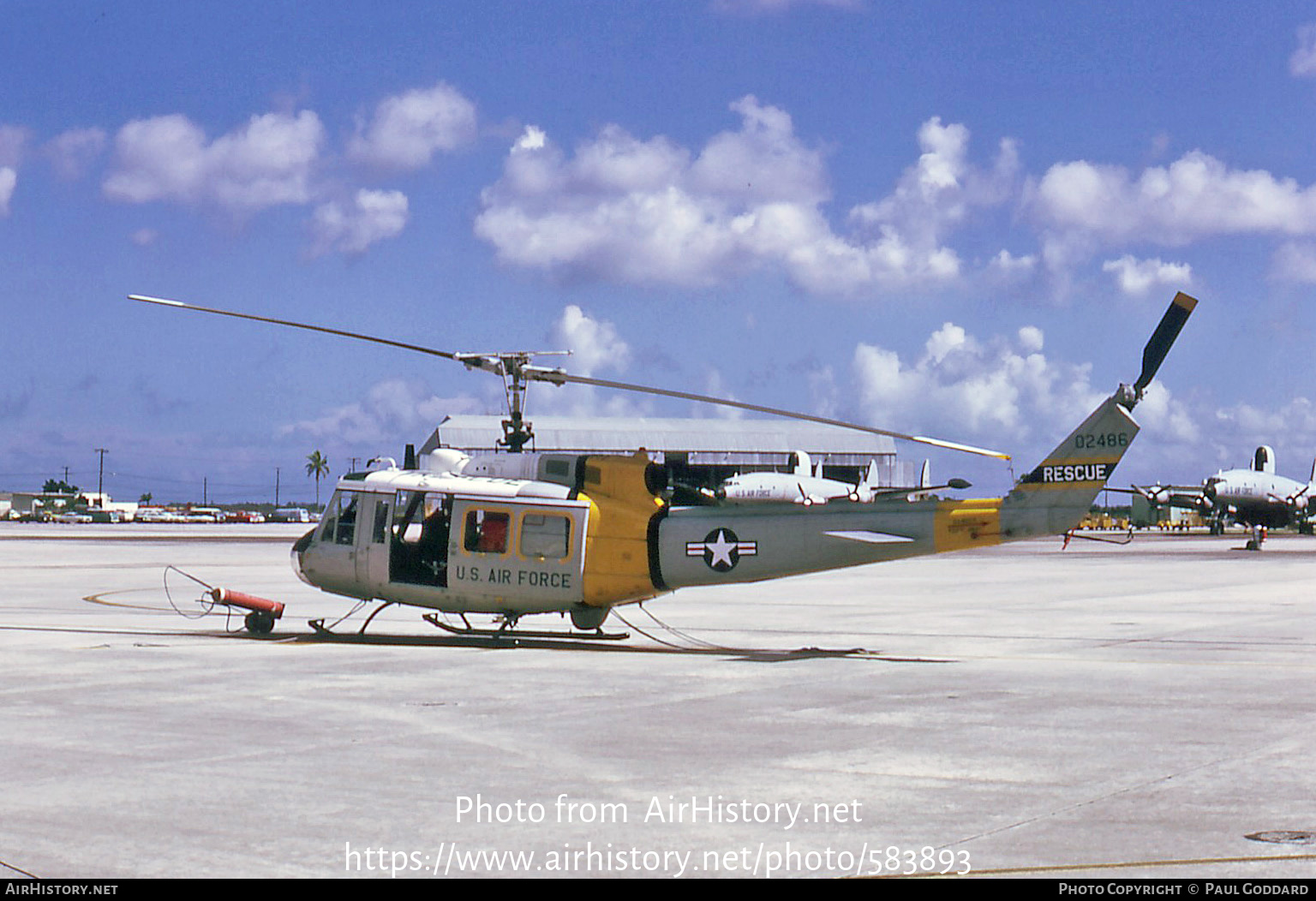 Aircraft Photo of 70-2486 / 02486 | Bell HH-1H Iroquois | USA - Air Force | AirHistory.net #583893