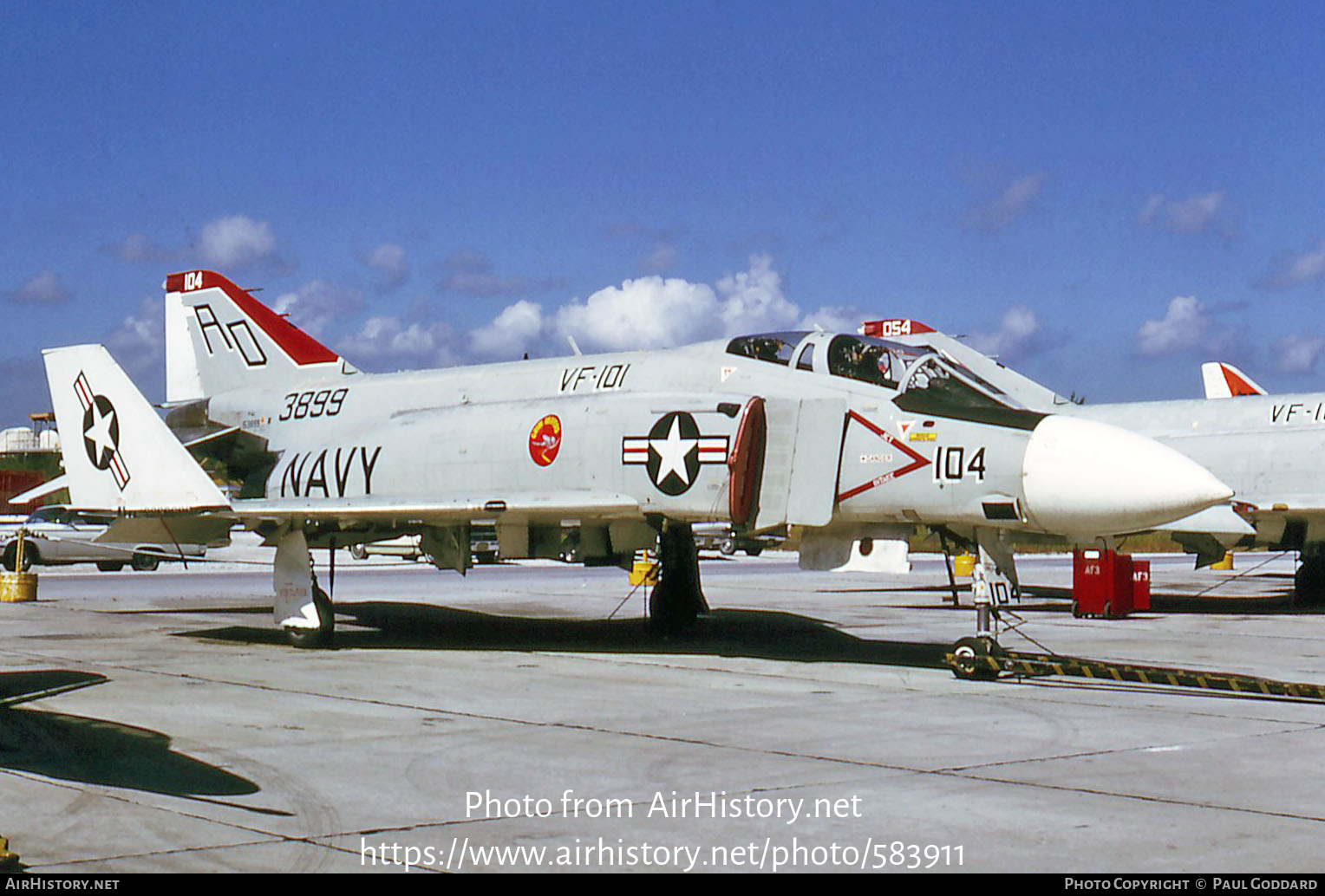 Aircraft Photo of 153899 / 3899 | McDonnell F-4J Phantom II | USA - Navy | AirHistory.net #583911