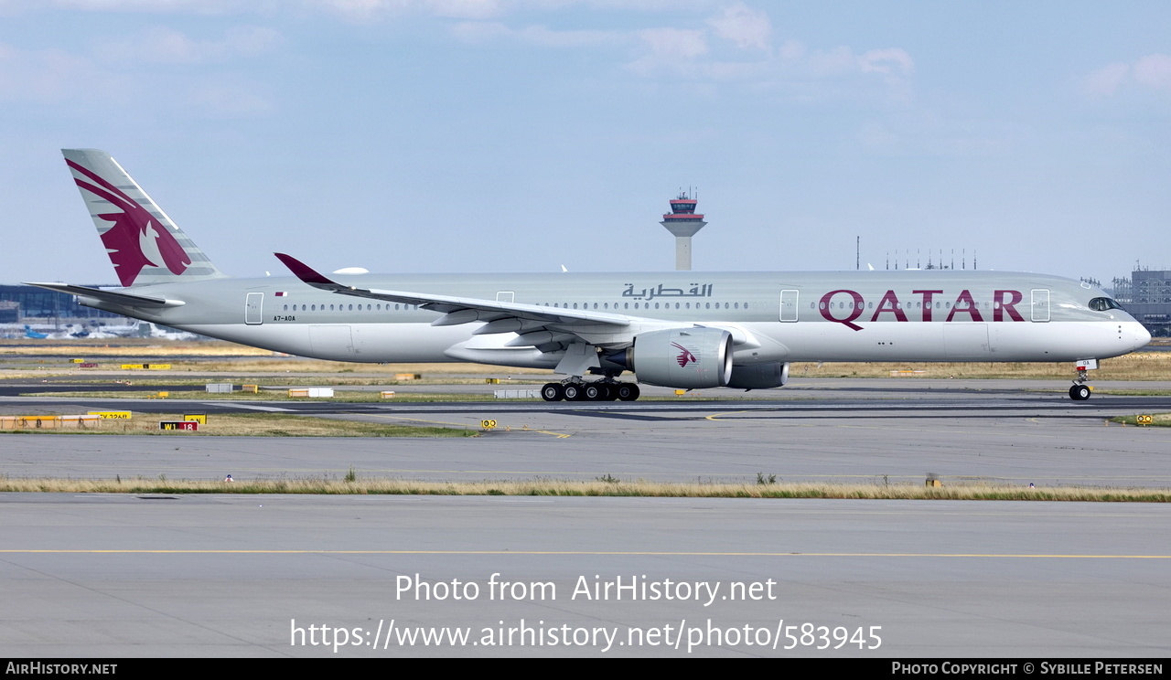 Aircraft Photo of A7-AOA | Airbus A350-1041 | Qatar Airways | AirHistory.net #583945