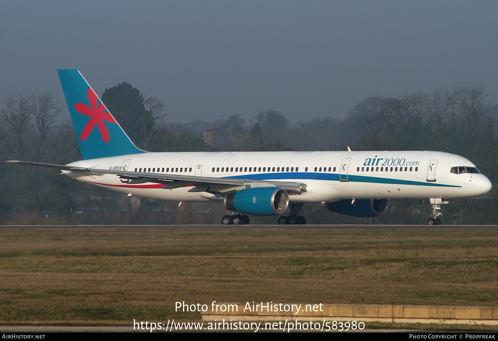 Aircraft Photo of G-OOOX | Boeing 757-2Y0 | Air 2000 | AirHistory.net #583980