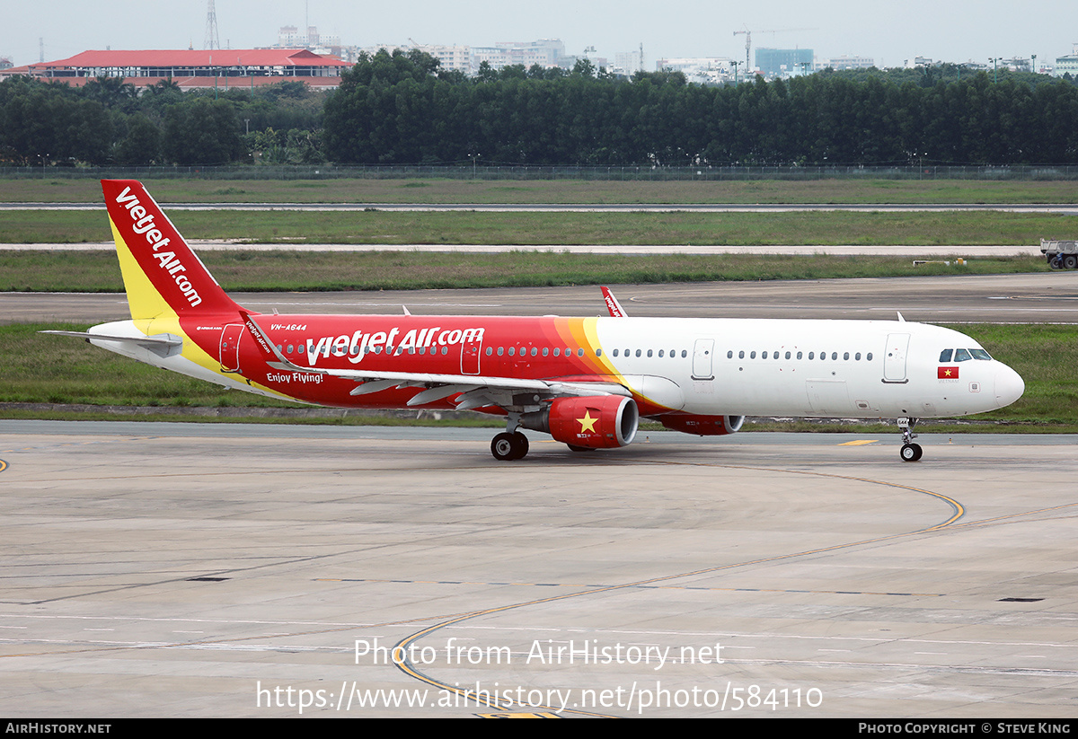 Aircraft Photo of VN-A644 | Airbus A321-211 | VietJet Air | AirHistory.net #584110