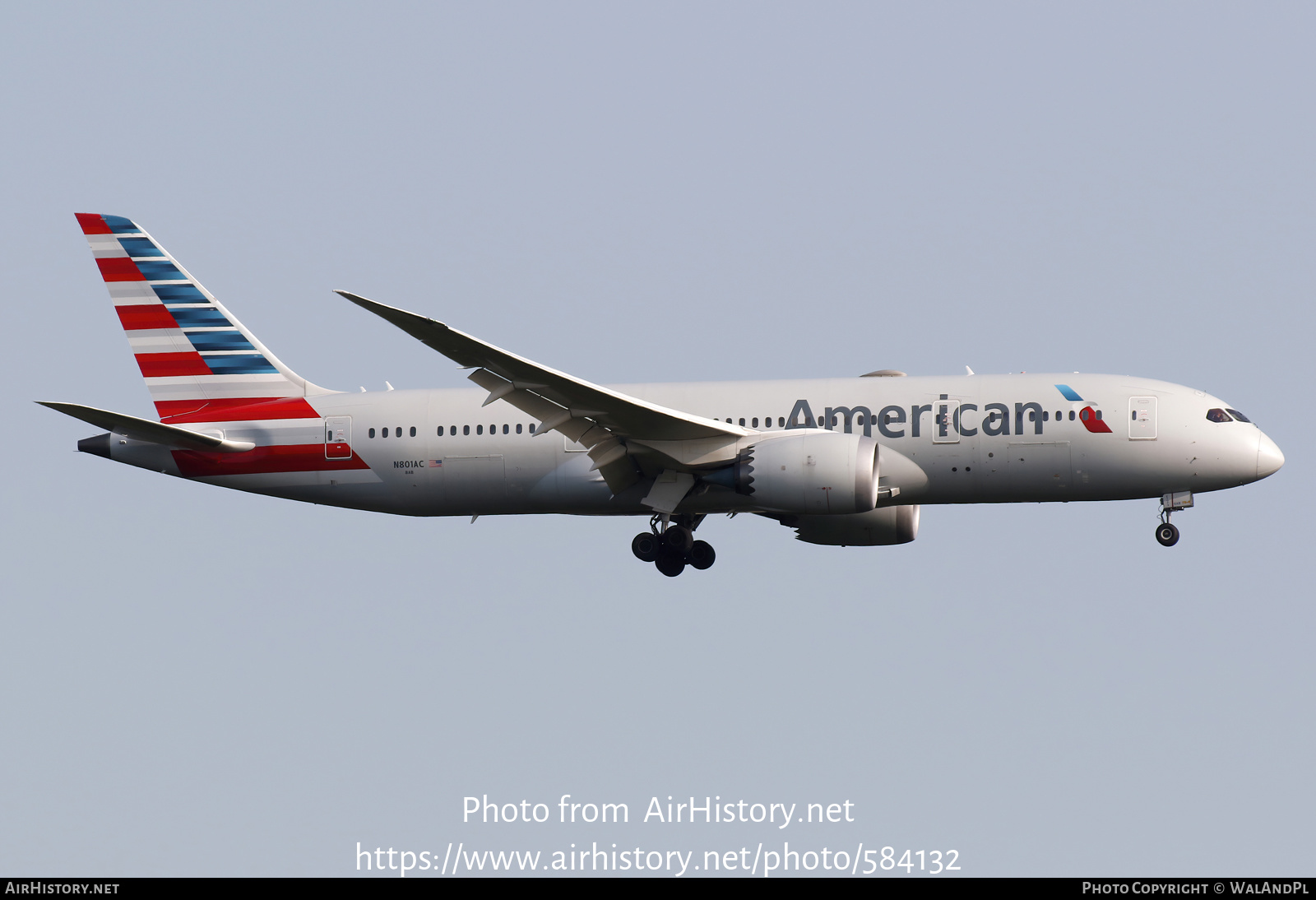 Aircraft Photo of N801AC | Boeing 787-8 Dreamliner | American Airlines | AirHistory.net #584132