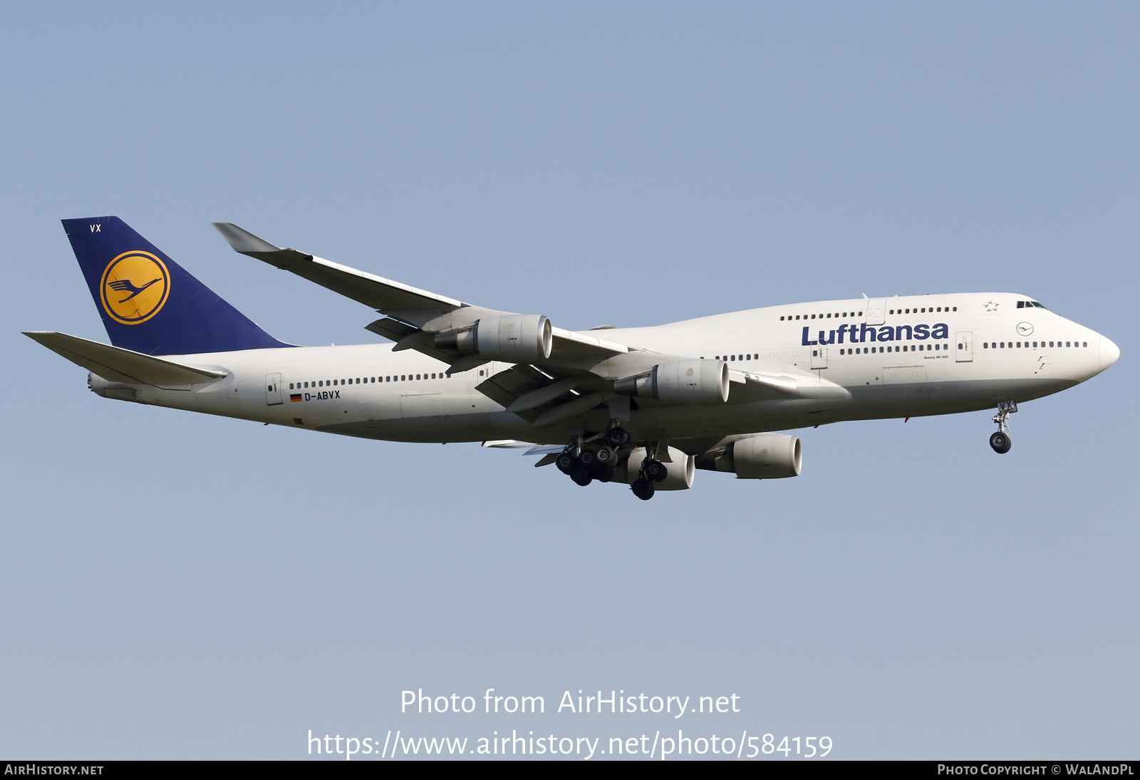 Aircraft Photo of D-ABVX | Boeing 747-430 | Lufthansa | AirHistory.net #584159