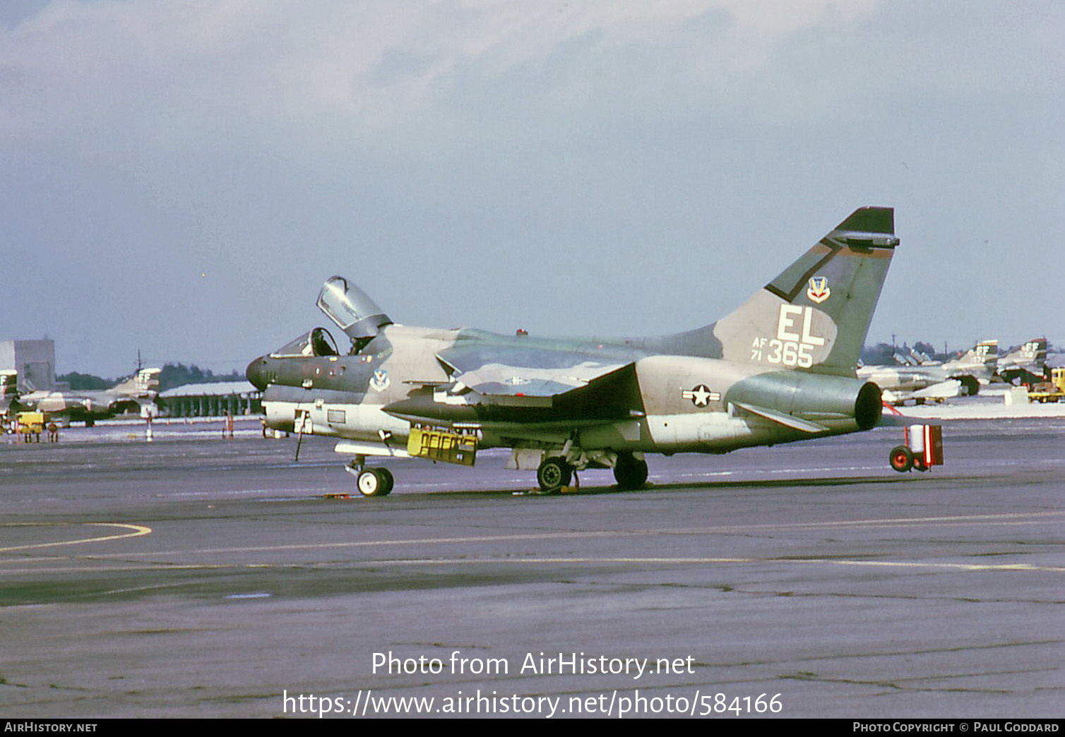 Aircraft Photo of 71-0365 / AF71-365 | LTV A-7D Corsair II | USA - Air Force | AirHistory.net #584166